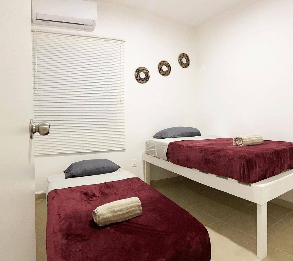 Angels Beach Condo Con Piscina, Parking Y Parque Playa del Carmen Zewnętrze zdjęcie
